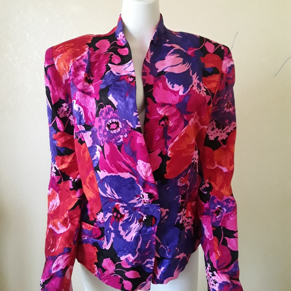 Vintage Flora Kung New York jacket size 10